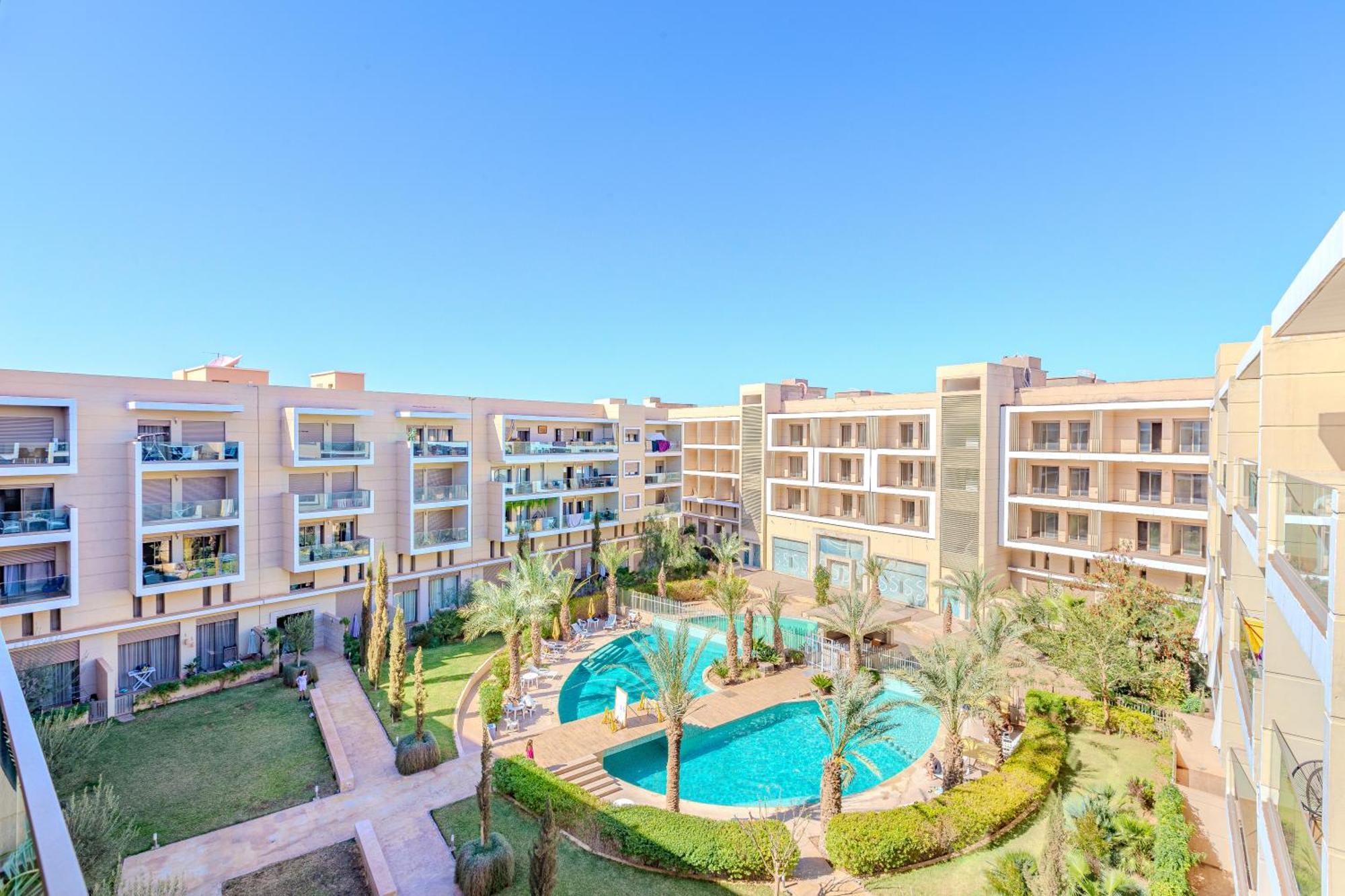 Royal Deluxe Gold - Marrakech, Luxe Pool View Apartment Marrakesh Exterior photo
